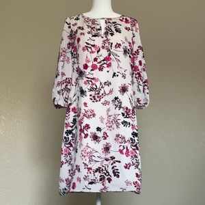 ADRIANNA PAPELL FLORAL PRINT DRESS SIZE 8